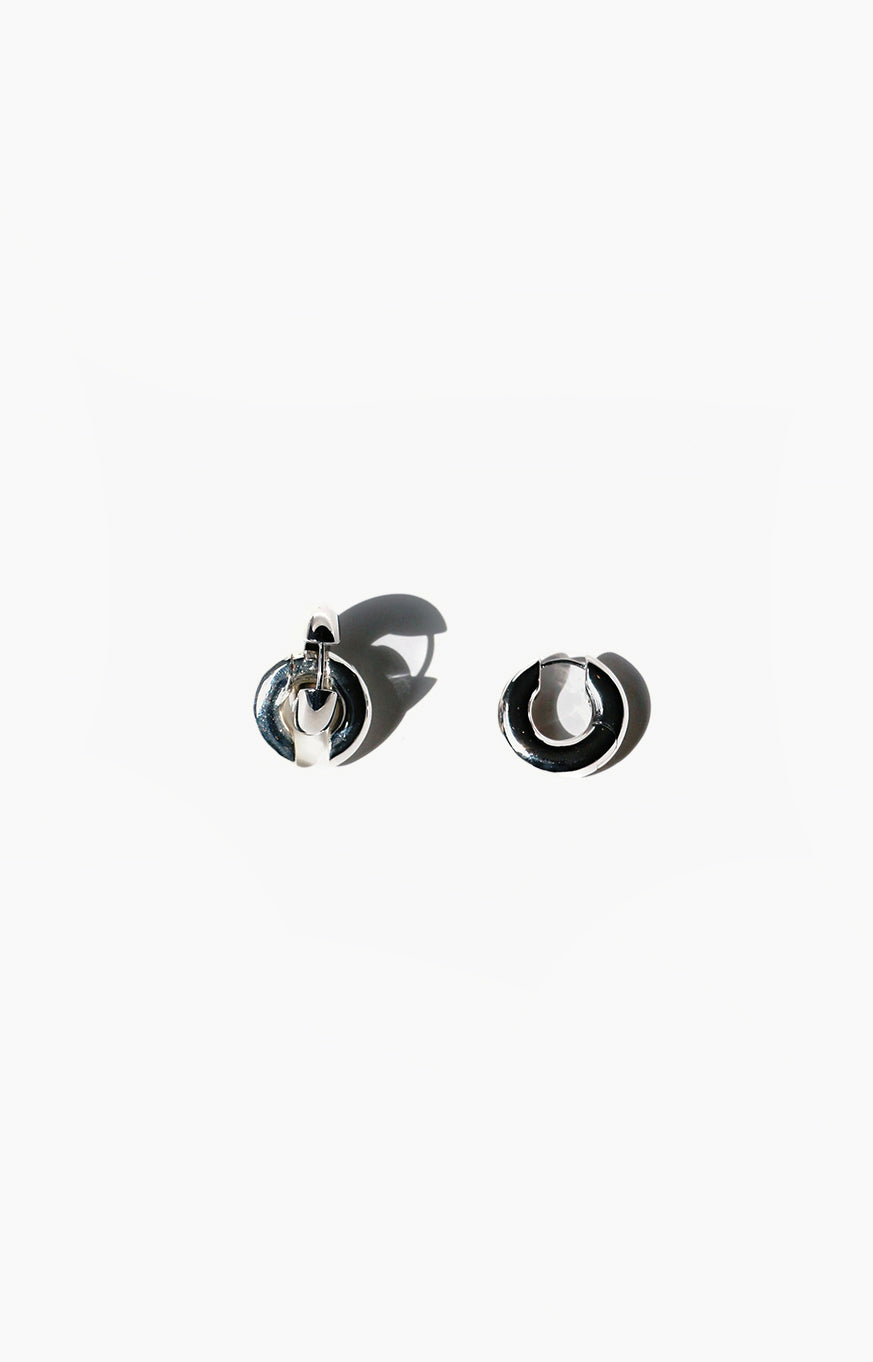 Asymmetric Hoop Earring Three-way