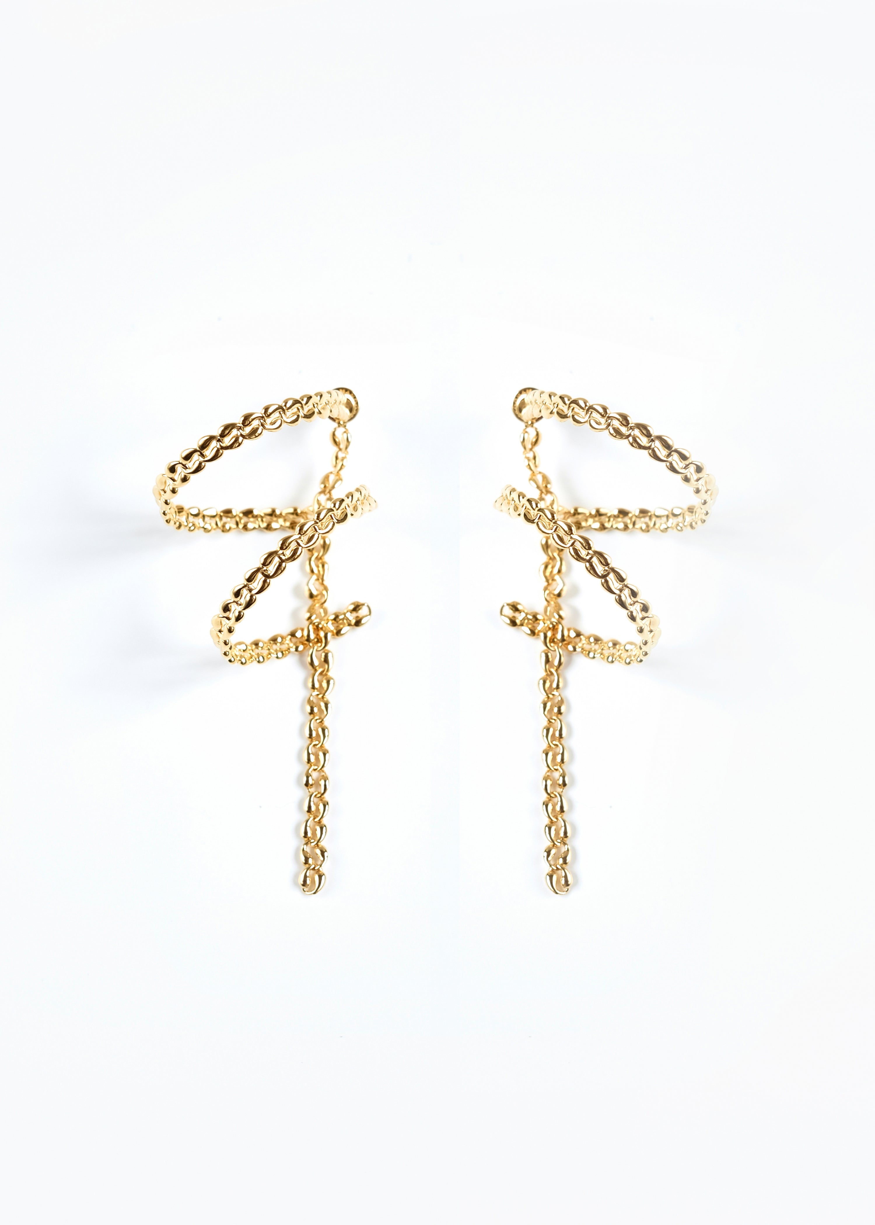 Spiral Quote Earring