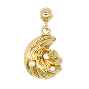 Cream Cookie Charm (Gold)