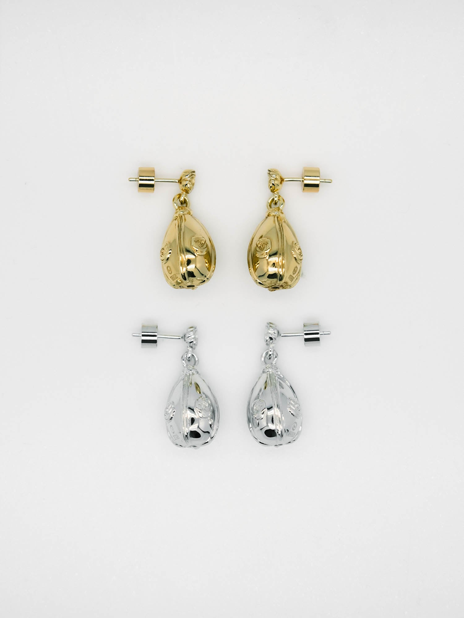 Cream Egg Earrings