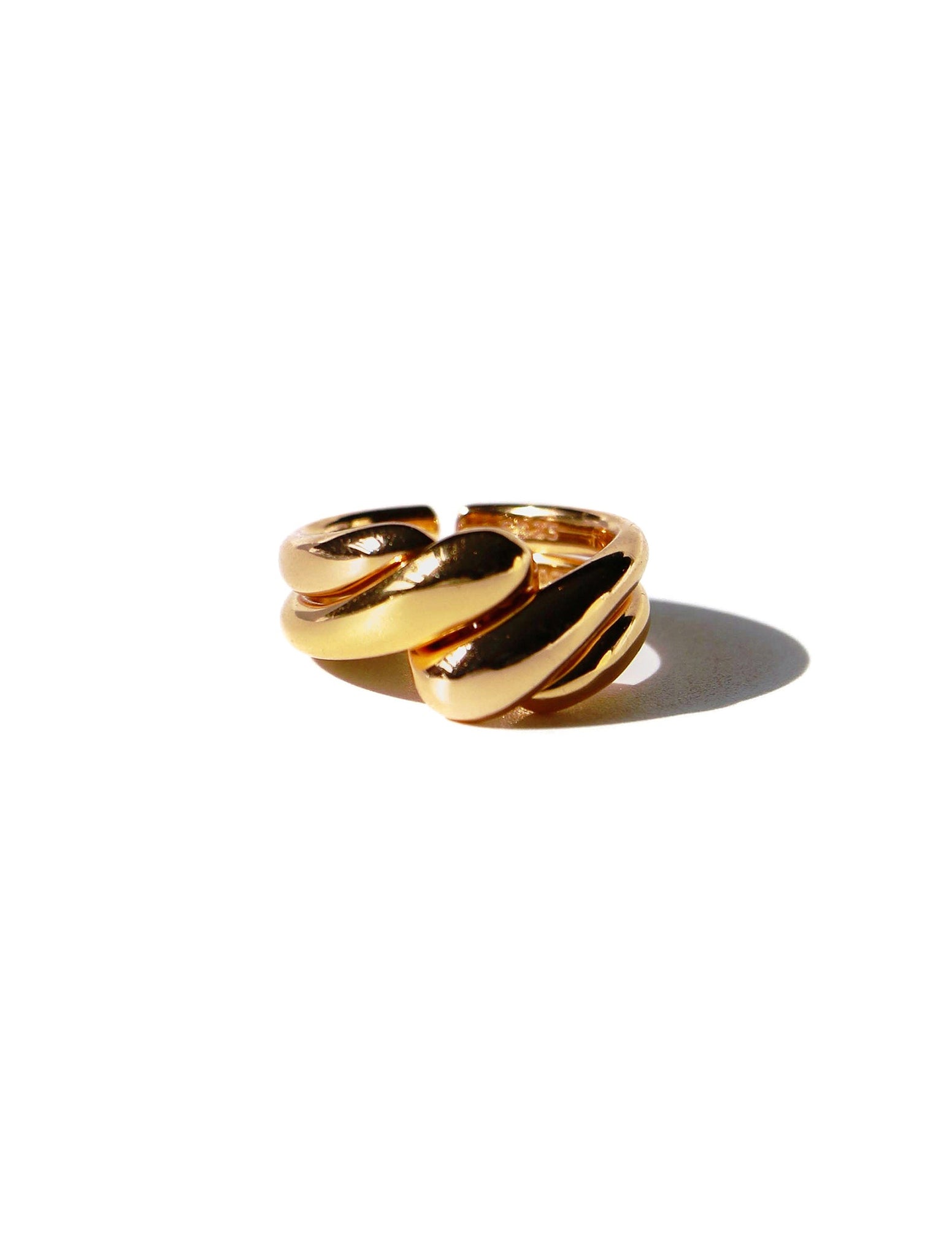 Weave Stackable Ring Two-way